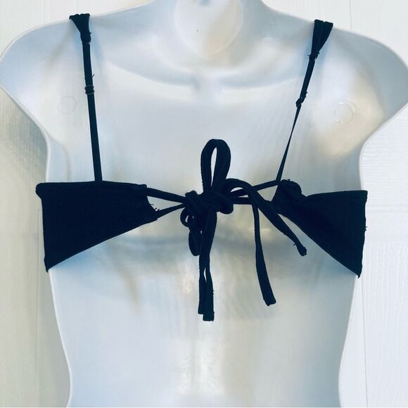 Urban Outfitters Snakeskin Tie-Back Bra Crop Top Small - Picture 4 of 7